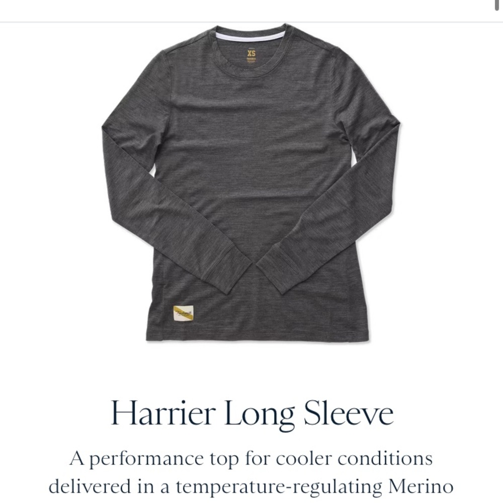 Tracksmith harrier long sleeve